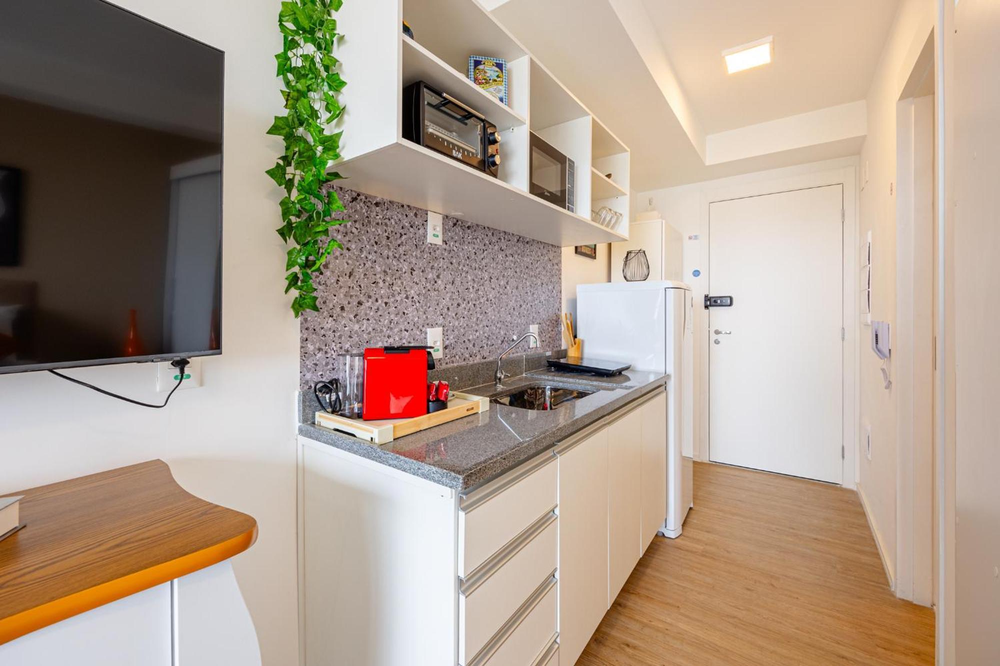 Apartamento Studio Com Vista Livre No Alto Da Boa Vista