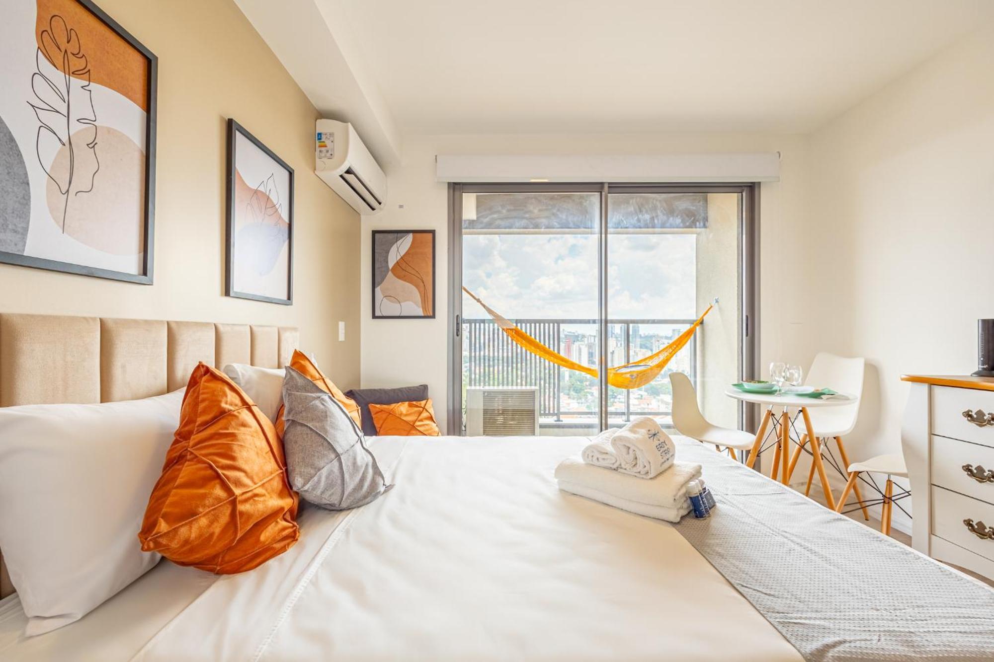 Apartamento Studio Com Vista Livre No Alto Da Boa Vista São Paulo